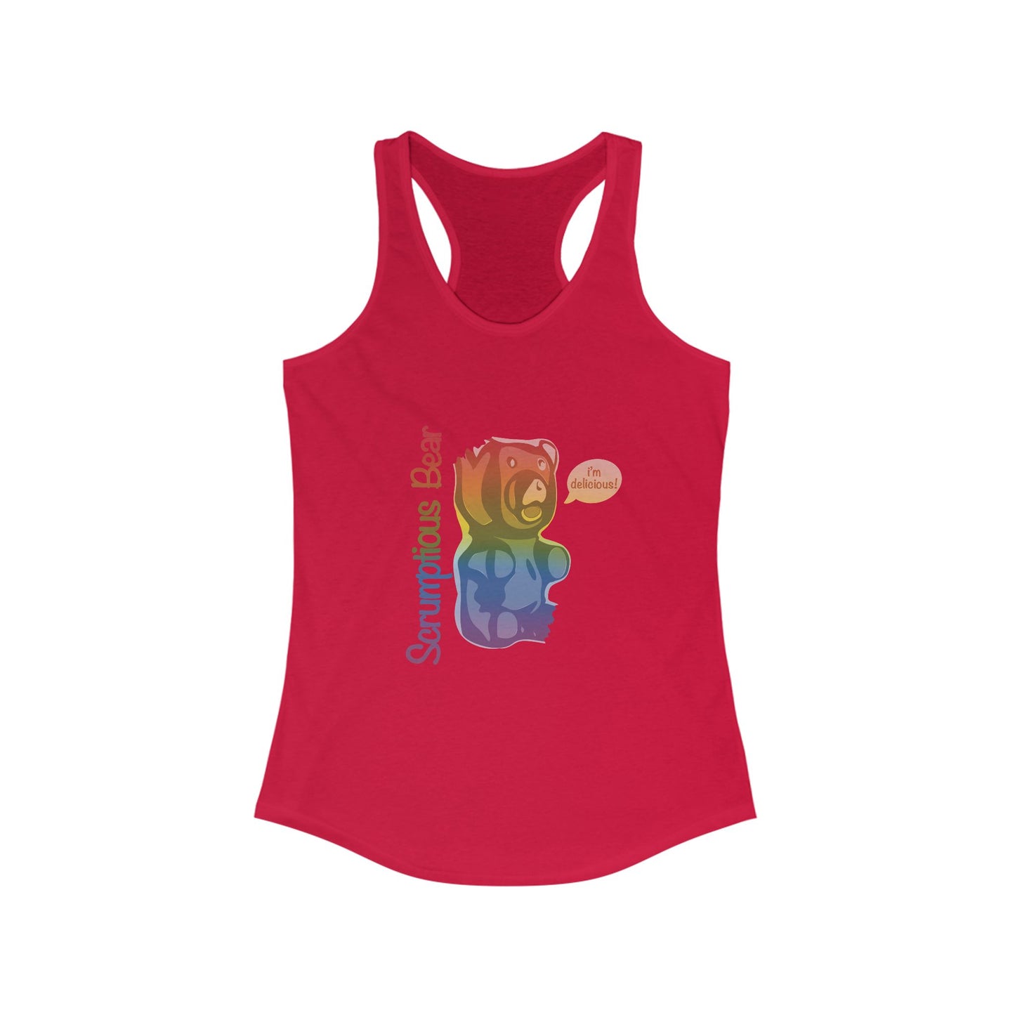 Elsewither Scrumptious Rainbow Bear Tank