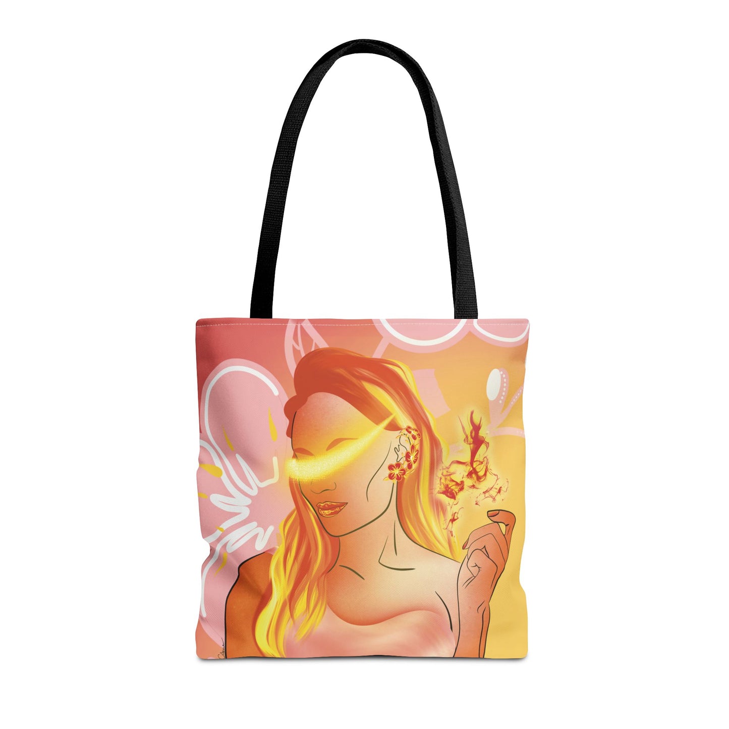 Elsewither Goddess of Fire Tote Bag