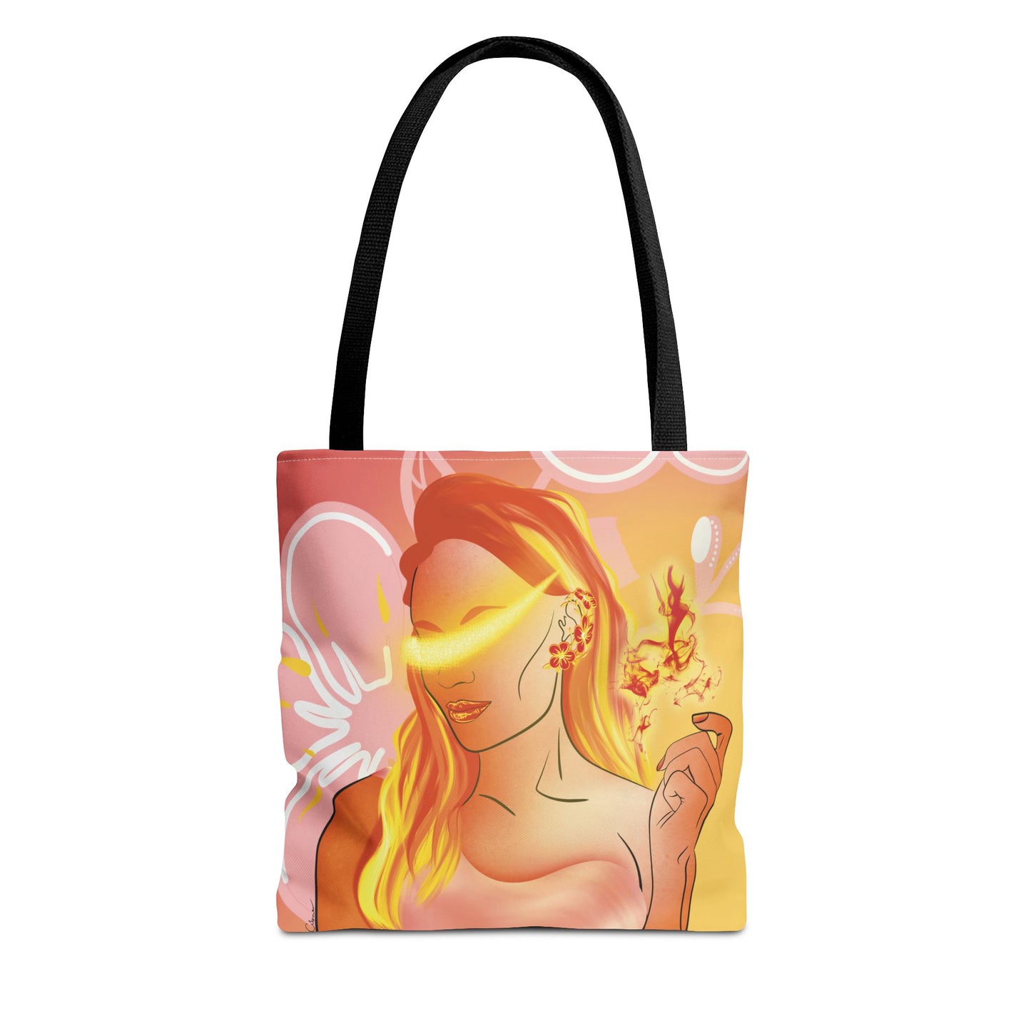 Elsewither Goddess of Fire Tote Bag