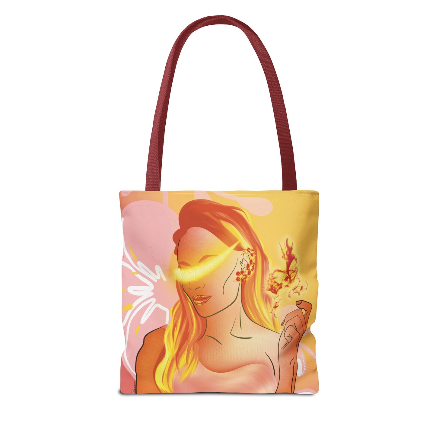 Elsewither Goddess of Fire Tote Bag