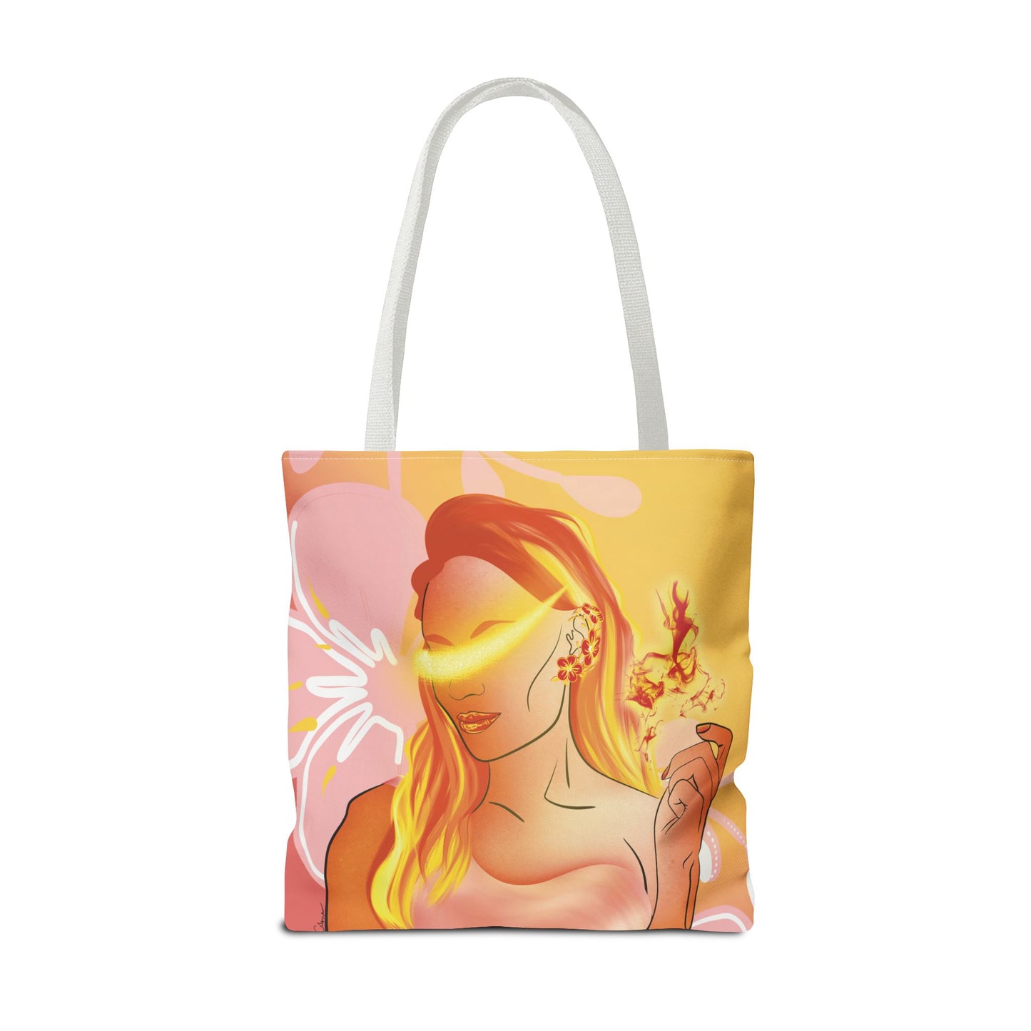 Elsewither Goddess of Fire Tote Bag