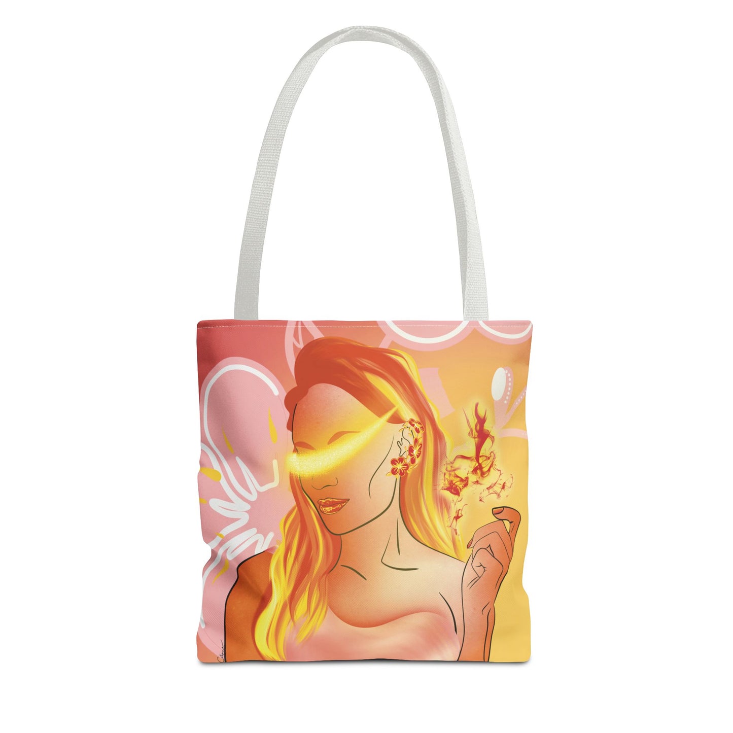 Elsewither Goddess of Fire Tote Bag