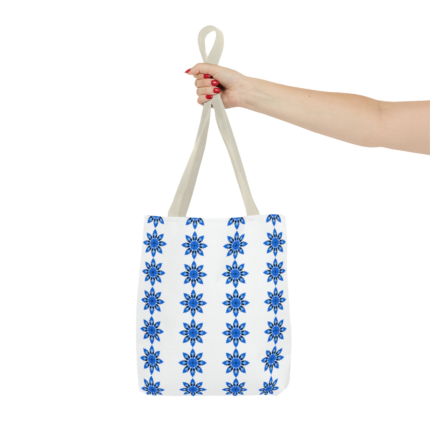 Blue Sapphire Flower Tote