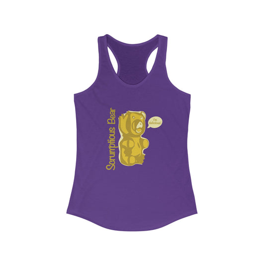 Elsewither Scrumptious Bear Tank Yellow