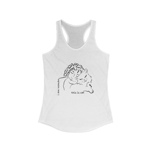 Tank Top - i am woman, this is cat