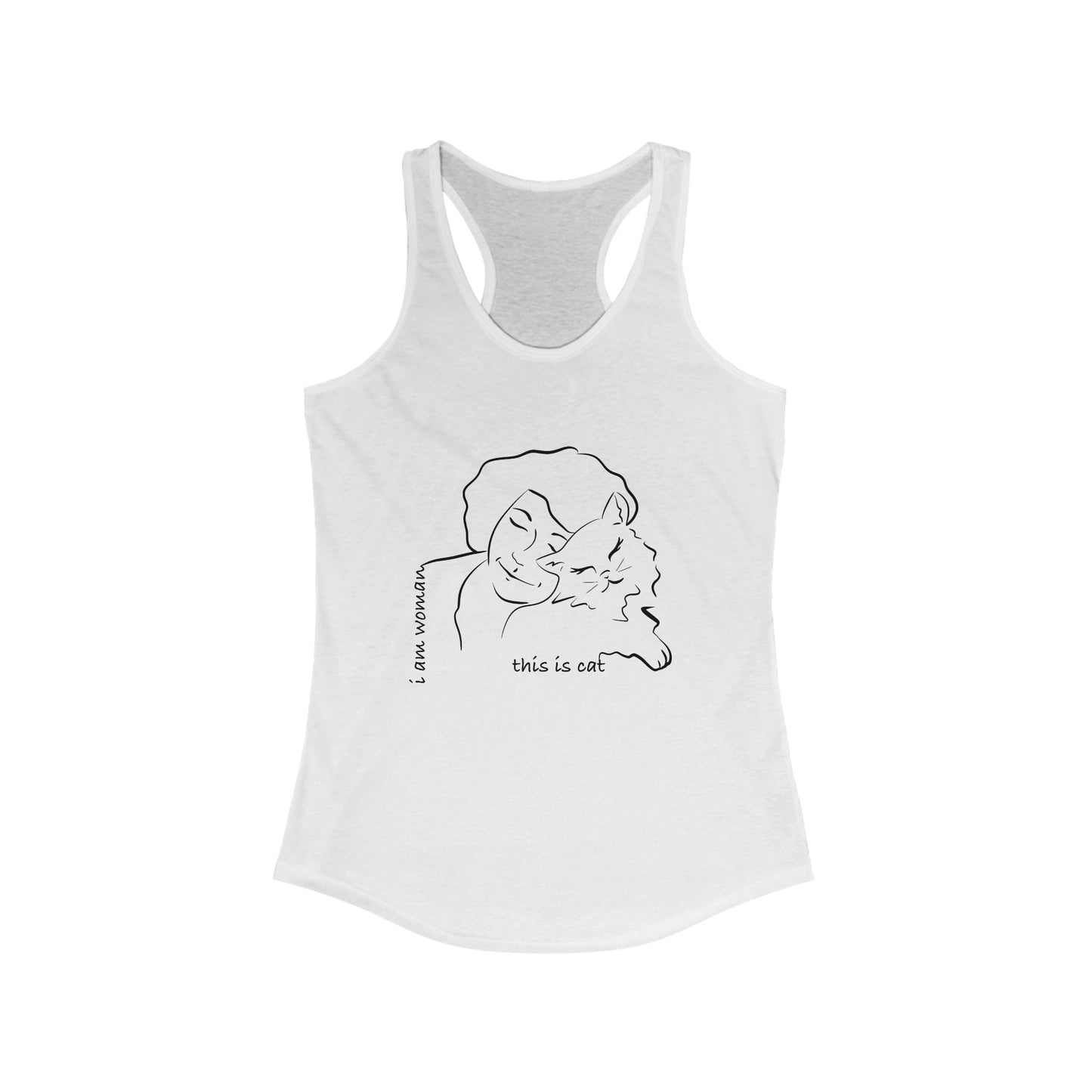 Tank Top - i am woman, this is cat