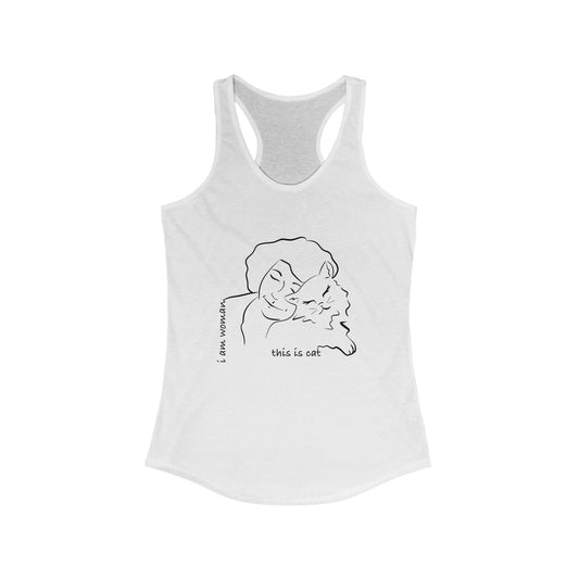 Tank Top - i am woman, this is cat