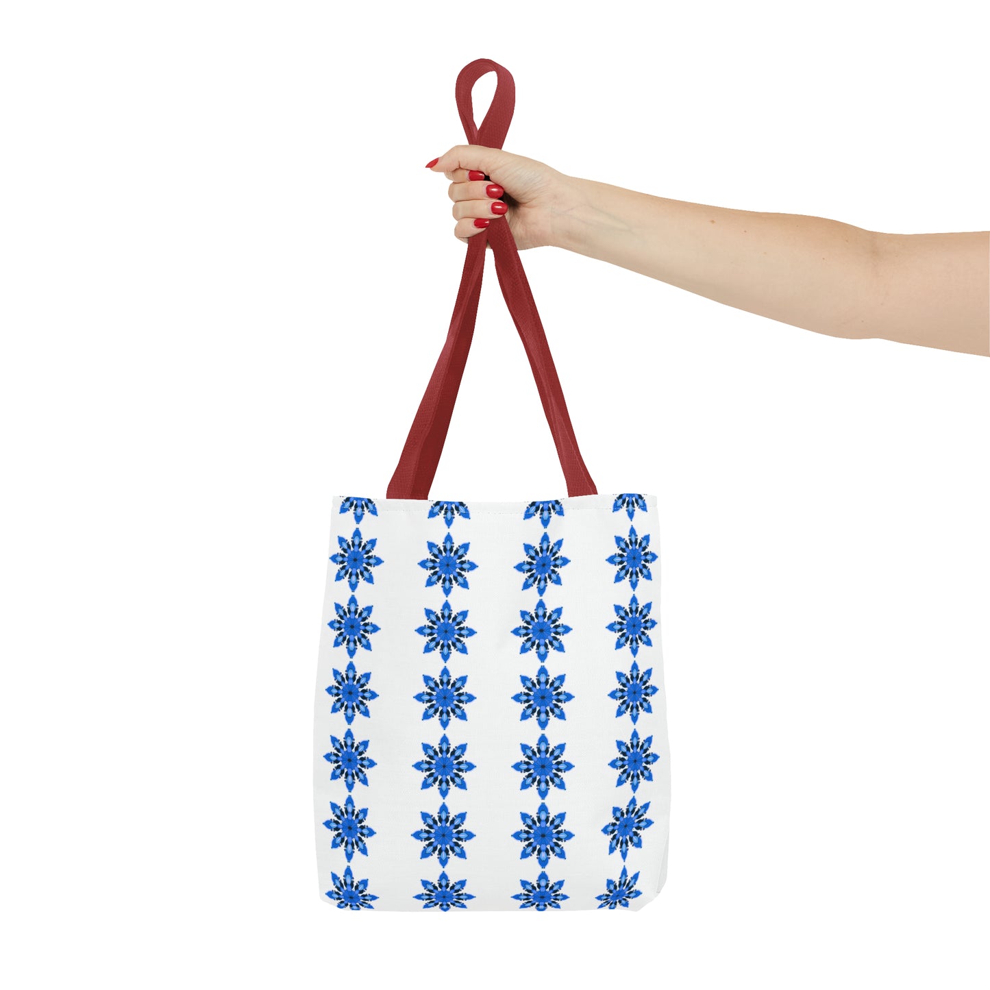 Blue Sapphire Flower Tote