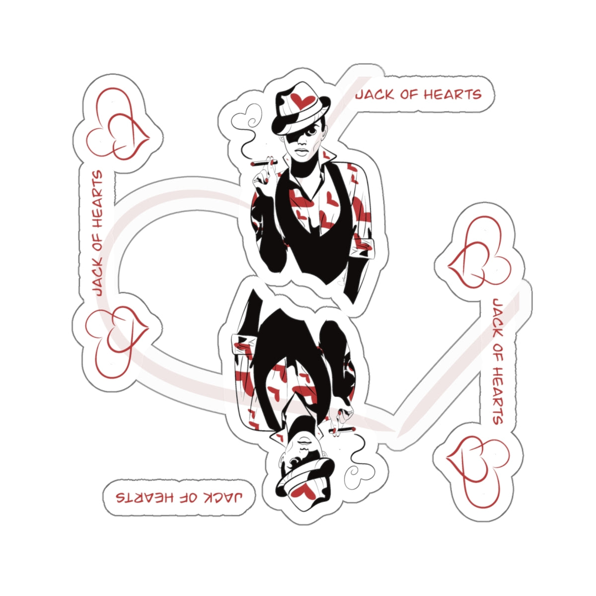 Jack of Hearts Sticker