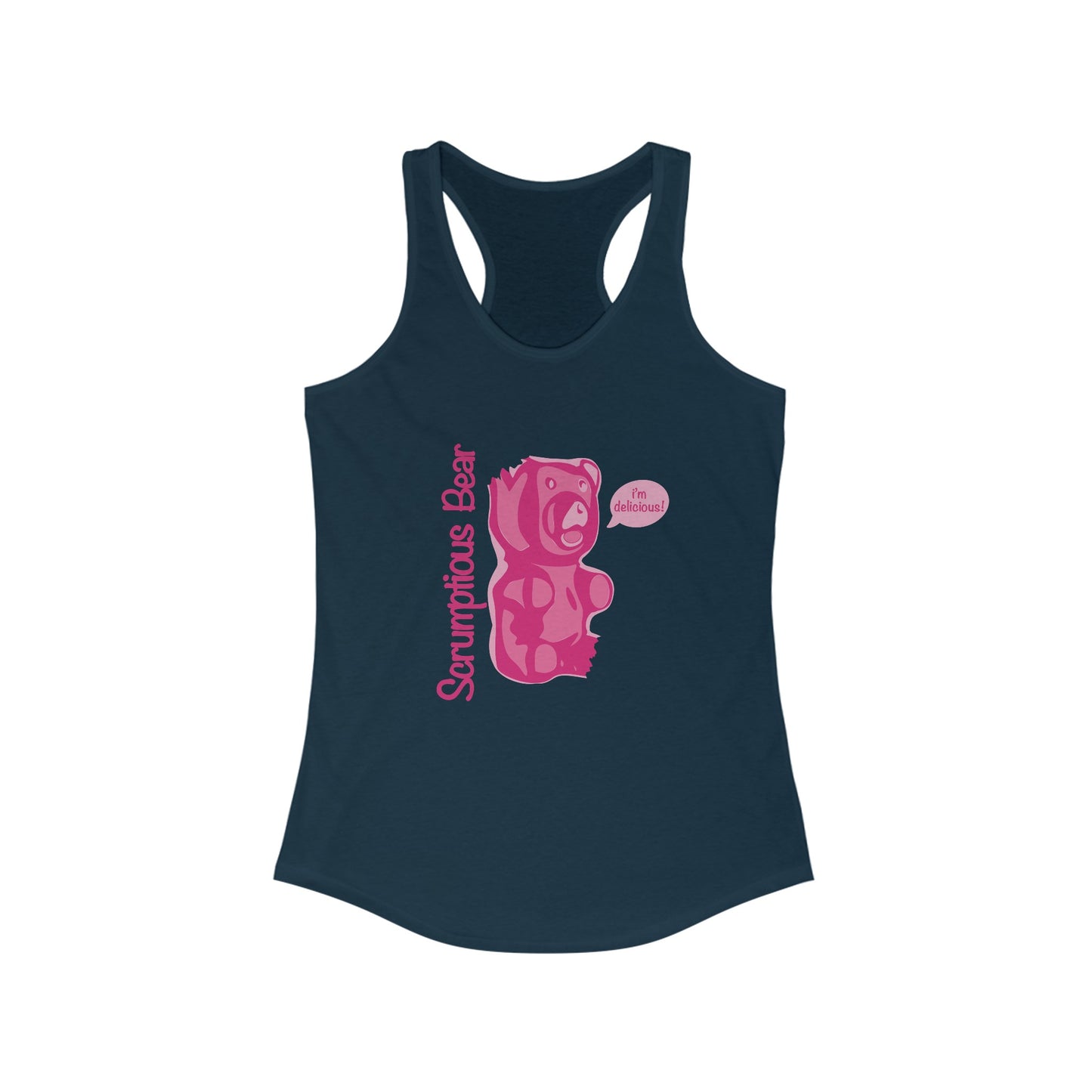 Elsewither Scrumptious Bear Tank Pink