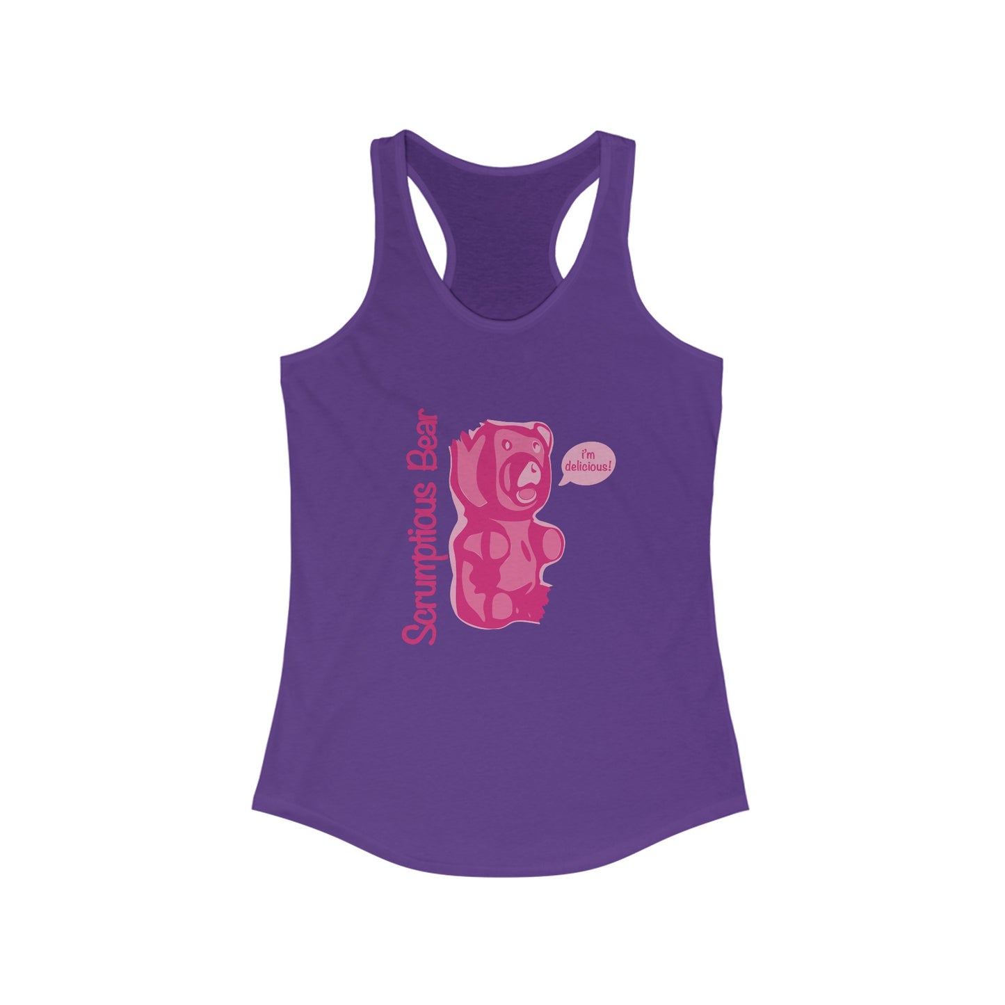 Elsewither Scrumptious Bear Tank Pink