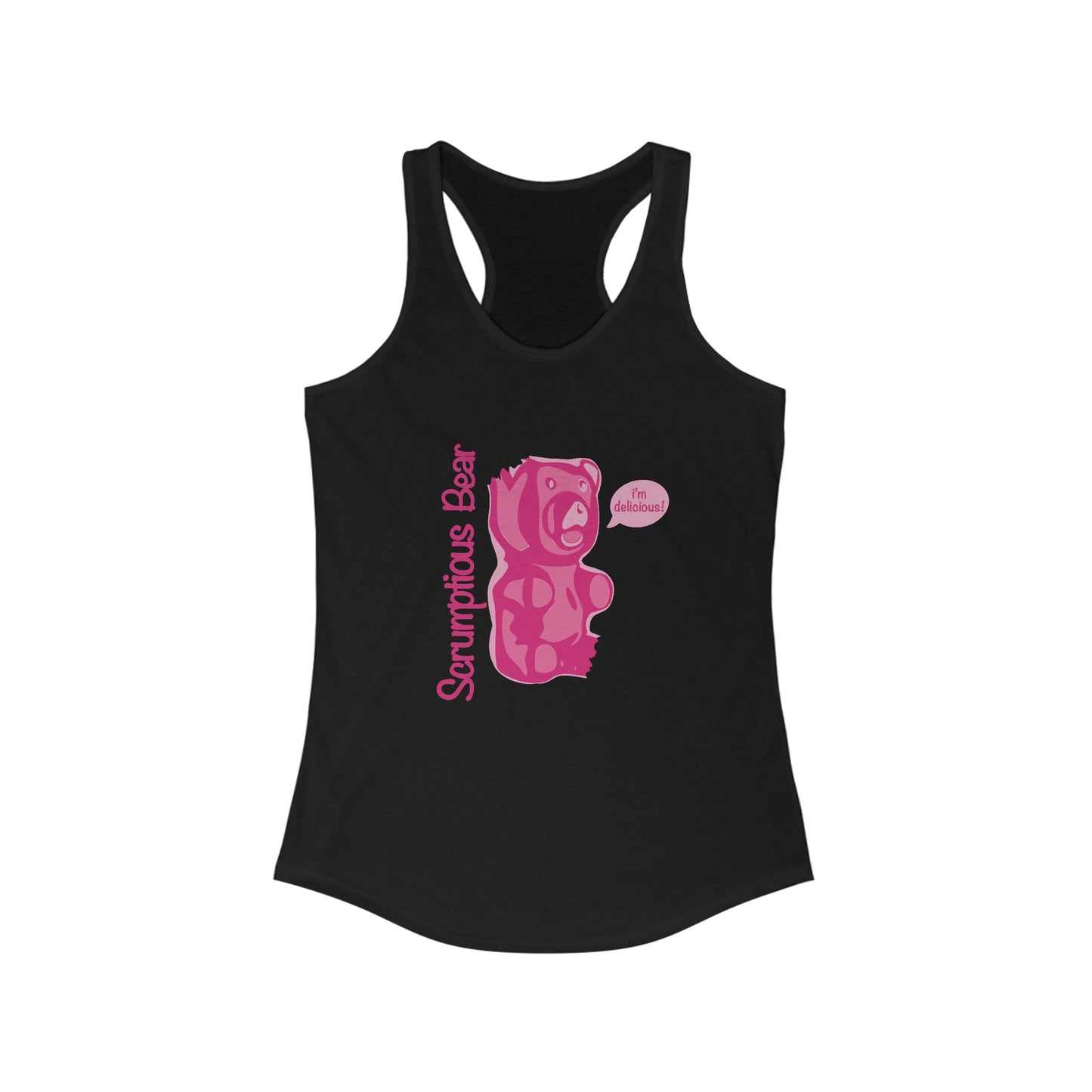 Elsewither Scrumptious Bear Tank Pink