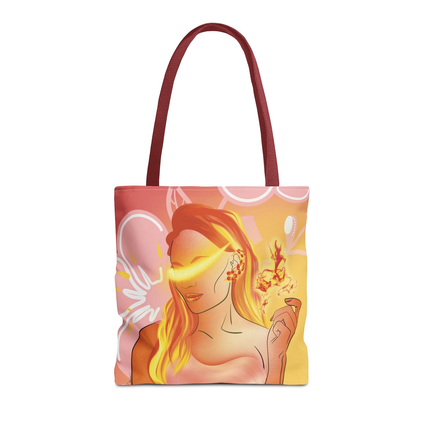 Elsewither Goddess of Fire Tote Bag