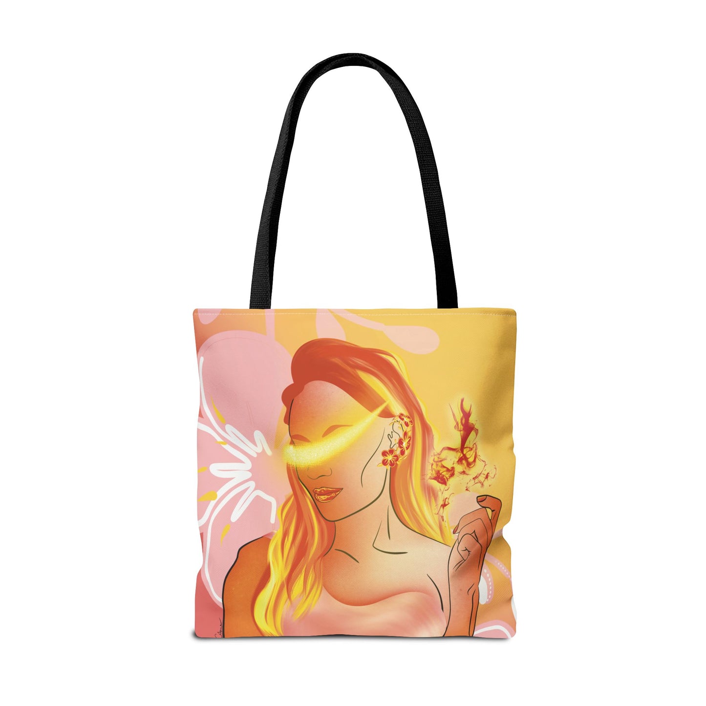 Elsewither Goddess of Fire Tote Bag