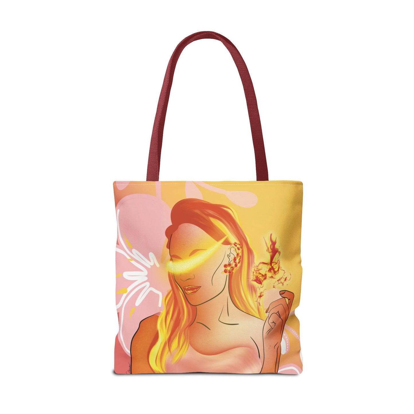 Elsewither Goddess of Fire Tote Bag