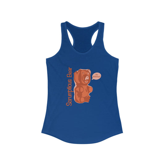 Elsewither Scrumptious Bear Tank Orange