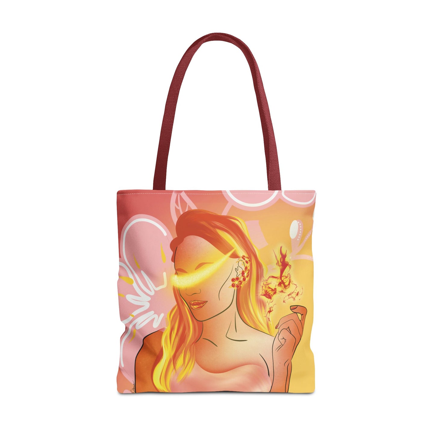 Elsewither Goddess of Fire Tote Bag