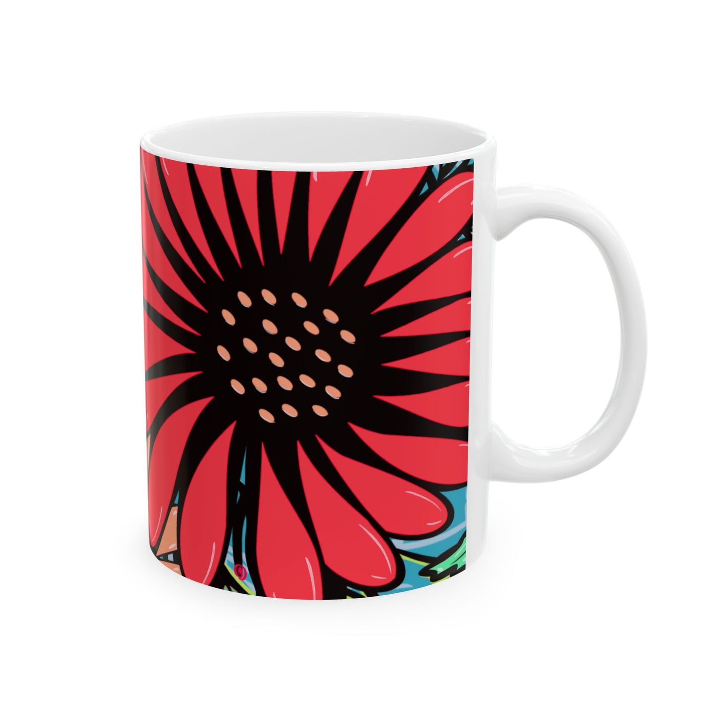 Flower Power Pink Mug