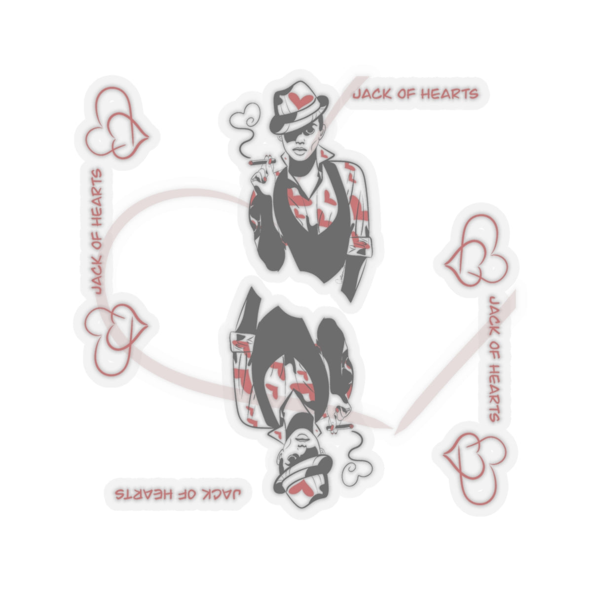 Jack of Hearts Sticker