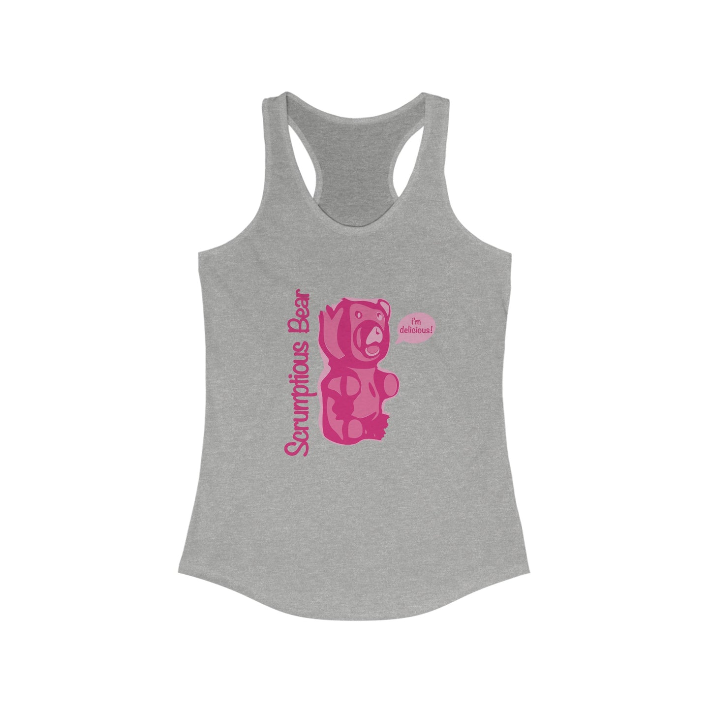 Elsewither Scrumptious Bear Tank Pink