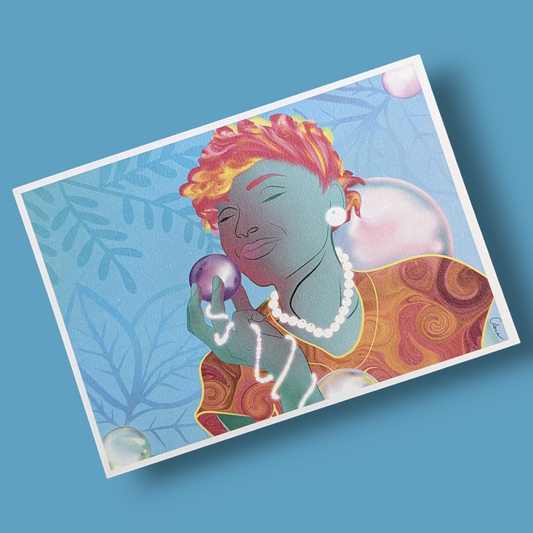 Goddess of the Sea 7" x 5" Art Print